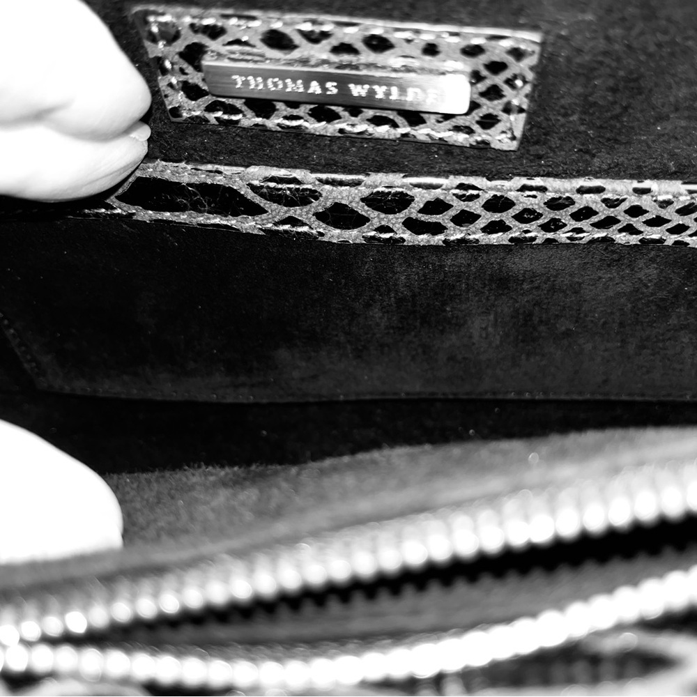 Thomas Wylde Studded Metallic Clutch - Picture 7 of 9